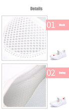 Load image into Gallery viewer, Summer Breathable Womens Sneakers Walking Sporty Mesh Sport Running Light Flats Casual Vulcanize Simple Shoes Spring Comfortable Espadrilles Luxury Design Espadrilles