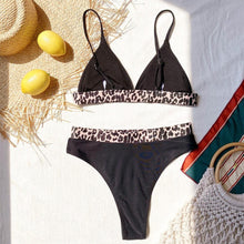 Load image into Gallery viewer, Summer Cute Vintage Women's Swimsuit Bikini Split Swimwear Women's Swimwear Women's 2-piece Beachwear Loose Bikini Fashion Retro Bikini Fashion Beachwear Summer Spa Beach Surf Sport