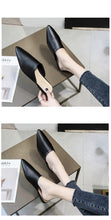 将图片加载到图库查看器,Summer Elegant Ladies Slippers Slip On Square Heel Shoes High Heels Women Pumps Women Flats Elastic Mules Comfortable Slip On Women's Flats Loafers Casual Flat Shoes
