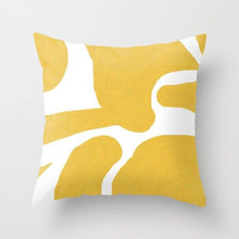 Load image into Gallery viewer, Summer Fashion Fresh Yellow Cute Pillows Case Geometry Yellow Pillow Case Cushion Cover Polyester Pillowcase Floral Cushion Case Modern Decorative Pillows For Bed Sofa Couch 45x45CM