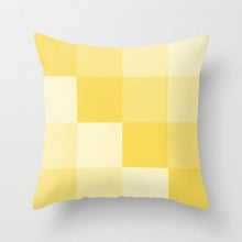 Load image into Gallery viewer, Summer Fashion Fresh Yellow Cute Pillows Case Geometry Yellow Pillow Case Cushion Cover Polyester Pillowcase Floral Cushion Case Modern Decorative Pillows For Bed Sofa Couch 45x45CM