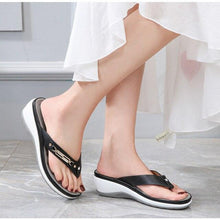 将图片加载到图库查看器,Summer Flat Sandal For Women Multicolor Handmade Retro Flowers Flip-Flops Women Slippers Cute Flat Summer Flats Sandals Women Strappy Flat Open Toe Sandals