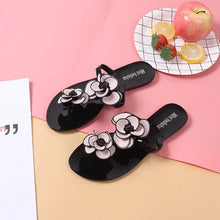 Load image into Gallery viewer, Summer Flowers Flip Flops Women Indoor Slippers Outdoor Sandals Flip-flops Fashion Beach Flat Flipflops Sandals Fashion Summer Slip On Comfort Flat Beach Thong Slipper