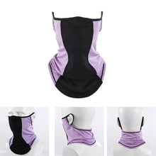 将图片加载到图库查看器,Summer Half Face Mask Cycling Bandana Scarf Neck Gaiter Warmer Bicycle Running Ski Hunting Hiking Hanging Ear Scarves Men Women Motorcycle Protect Cycling Face Mask Anti-UV Neck Hood Half Face Breathable Dustproof Headband Triangle Sport Scarf