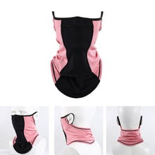 将图片加载到图库查看器,Summer Half Face Mask Cycling Bandana Scarf Neck Gaiter Warmer Bicycle Running Ski Hunting Hiking Hanging Ear Scarves Men Women Motorcycle Protect Cycling Face Mask Anti-UV Neck Hood Half Face Breathable Dustproof Headband Triangle Sport Scarf