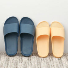 将图片加载到图库查看器,Summer Home Mens Slippers Simple Black White Shoes Non-Slip Bathroom Slides Flip Flops Indoor Women Slippers Soft Slides Slippers For Men Cloud Cushioned Slides Thick Non-Slip Pool Gym House Slipper