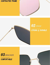 Load image into Gallery viewer, Summer Luxury Square Sunglasses For Women Elegant Design Eyewear Women Men Fashion Design Lightweight Glasses Women UV Protection Sunglasses