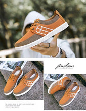 将图片加载到图库查看器,Summer Mens Casual Elegant Business Shoes Breathable Canvas Shoes Fashion Casual Shoes Fashion Sneakers Breathable Comfort Walking Shoes Modern Design