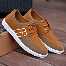 将图片加载到图库查看器,Summer Mens Casual Elegant Business Shoes Breathable Canvas Shoes Fashion Casual Shoes Fashion Sneakers Breathable Comfort Walking Shoes Modern Design