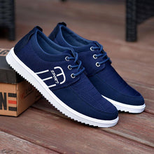 将图片加载到图库查看器,Summer Mens Casual Elegant Business Shoes Breathable Canvas Shoes Fashion Casual Shoes Fashion Sneakers Breathable Comfort Walking Shoes Modern Design