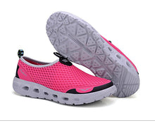 Load image into Gallery viewer, Summer Mens Couple Casual Shoes Fashion Lightweight Breathable Walking Sneakers Slip-on Mesh Flats Water Beach Shoes Quick Dry Barefoot For Swim Diving Surf