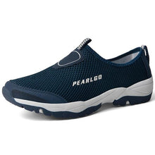 将图片加载到图库查看器,Summer Mesh Beach Men Shoes Lightweight Breathable Walking Footwear New Slip-On Comfortable Outdoor Walking Footwear Non-Slip Running Climbing Shoes Sneakers Lightweight Breathable Walking Shoes