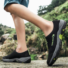 将图片加载到图库查看器,Summer Mesh Beach Men Shoes Lightweight Breathable Walking Footwear New Slip-On Comfortable Outdoor Walking Footwear Non-Slip Running Climbing Shoes Sneakers Lightweight Breathable Walking Shoes