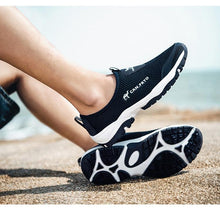 将图片加载到图库查看器,Summer Mesh Beach Men Shoes Lightweight Breathable Walking Footwear New Slip-On Comfortable Outdoor Walking Footwear Non-Slip Running Climbing Shoes Sneakers Lightweight Breathable Walking Shoes