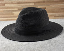 Load image into Gallery viewer, Summer Outdoor Men Large Size Hats Lady Beach Wide Brim Straw Hat Unisex Luxury Straw Hat Classic Mens Dress Hats Party Accessories
