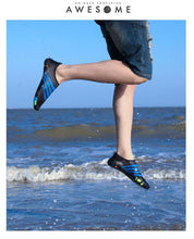将图片加载到图库查看器,Summer Outdoor Mens Sports Water Shoes Non-Slip Beach Shoes Barefoot Upstream Shoes Quick-Dry Aqua Sock Barefoot For Beach Swim River Pool Lake Hiking Kayaking Surfing