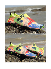将图片加载到图库查看器,Summer Outdoor Mens Sports Water Shoes Non-Slip Beach Shoes Barefoot Upstream Shoes Quick-Dry Aqua Sock Barefoot For Beach Swim River Pool Lake Hiking Kayaking Surfing