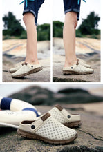Load image into Gallery viewer, Summer Shoes Men Sandals Colorful Couples Beach Slippers Clogs Mens Breathable Summer Beach Slippers Lightweight Mesh Sandals Outdoor Walking Shoes