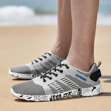 将图片加载到图库查看器,Summer Sport Mens Casual Workout Shoes Air Mesh Sneakers Fashion Foam Footwear Black Beach Water Fisherman Breathable Men Jogging Tennis Sport Sneakers