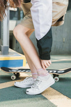 Load image into Gallery viewer, Summer Transparent Letter Patterned Socks Women Hollow Out Cotton Short Socks Thin Casual Ankle Socks Made Of Breathable Cotton Boat Socks For Women