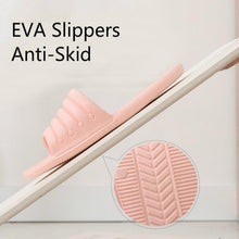 将图片加载到图库查看器,Summer Women Indoor Slippers Floor Flat Shoes Indoor Eva Flip Flops Non-Slip Bathroom Home Slippers Quick Drying Sandals EVA Anti-slip Open Toe Soft Slippers Shoes Pool Slippers