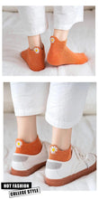 Load image into Gallery viewer, Summer Women's Socks Cute Flower Socks Simple Solid Color Socks Women's Long Socks Funny Breathable Socks For Men And Women