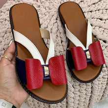 Load image into Gallery viewer, Summer Women Slippers Cute Butterfly-Knot Casual Sandals Lady Slides Flats Slip-On Women Shoes Butterfly Slippers Soft Bottom Comfy Sandals Bathroom Garden Casual Slippers Open-Toe Breathable Travel Shoes
