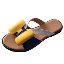 Load image into Gallery viewer, Summer Women Slippers Cute Butterfly-Knot Casual Sandals Lady Slides Flats Slip-On Women Shoes Butterfly Slippers Soft Bottom Comfy Sandals Bathroom Garden Casual Slippers Open-Toe Breathable Travel Shoes