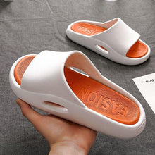 将图片加载到图库查看器,Summer Women Slippers Runway Shoes Outdoor Slides Men Flip Flops Thick Sole Non-slip Beach Pool Outdoor Slippers Anti-Slip Shower Spa Bath Pool Gym Slides Flip Flop Open Toe Comfortable Soft Sandals Casual Shoes