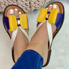 Load image into Gallery viewer, Summer Women Stylish Flat Sandals Fashion Elegant Soft Colors Butterfly Knot Design