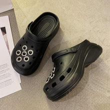 Load image into Gallery viewer, Summer Womens Platform Garden Shoes Clogs Outdoor Beach Slippers Clogs Slippers For Women’s Fashion Comfortable Slip On Slides Shoes For Everyday