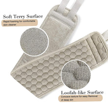 Load image into Gallery viewer, Suntee Exfoliating Back Scrubber and Exfoliating Sponge Pad