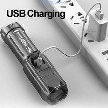 将图片加载到图库查看器,Super Bright ABS Strong Light Focusing Led Flashlight