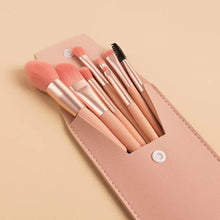 Load image into Gallery viewer, Super Luxury Quality Amazing 8Pcs Mini Travel Portable Soft Makeup Brushes Set Cosmetic Powder Eye Shadow Foundation Blush Blending Beauty Make Up Brush Tool
