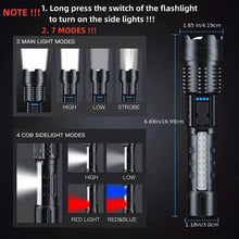 Load image into Gallery viewer, Super Powerful Rechargeable Torch Flood Light