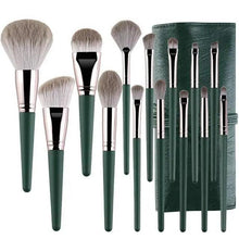 Load image into Gallery viewer, Super Quality 14Pcs Makeup Brushes Set Cosmetic Foundation Powder Blush Eye Shadow Lip Blend Wooden Make Up Brush Tool Kit