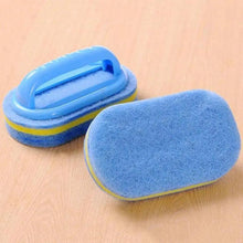 Load image into Gallery viewer, Super Quality Kitchen Cleaning Bathroom Toilet Kitchen Glass Wall Cleaning Bath Brush Handle Sponge Bath BottomBathtub Cleaning Tools