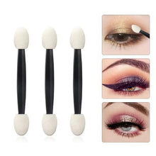 Load image into Gallery viewer, Super Soft 25 Pcs Professional Sponge Stick Eye Shadow Applicator Cosmetic Brushes Double-head Eyeshadow Brush For Women Makeup Tools