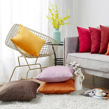 将图片加载到图库查看器,Super Soft Cushion Cover Velvet Pillow Cover Living Room Velvet Decorative Throw Pillow Covers Soft Solid Square Cushion Case For Couch Home Decorative Pillows