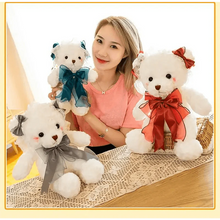Load image into Gallery viewer, Superior Quality Cute Teddy Bear With Dress Plush Doll Stuffed Animals Kids Toys Room Decor, Christmas,VE Valentine Gifts
