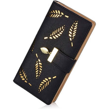 将图片加载到图库查看器,Sweet Cute Women's Long Leaf Bifold Wallet