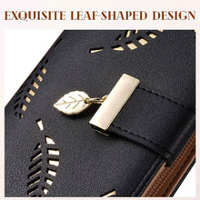将图片加载到图库查看器,Sweet Cute Women's Long Leaf Bifold Wallet