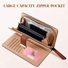 将图片加载到图库查看器,Sweet Cute Women's Long Leaf Bifold Wallet