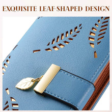 将图片加载到图库查看器,Sweet Cute Women's Long Leaf Bifold Wallet