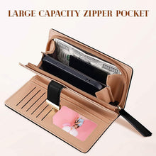 将图片加载到图库查看器,Sweet Cute Women's Long Leaf Bifold Wallet
