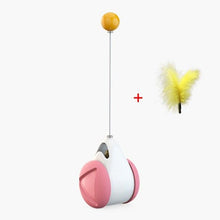 将图片加载到图库查看器,Swing Toys for Cats Kitten Interactive Balance Car Cat Chasing Toy With Catnip Funny Pet Products Indoor Cats Chaser Toys with Feather Catnip Ball Balanced Exercise Wheel Toy for Cats Chasing Hunting Playing