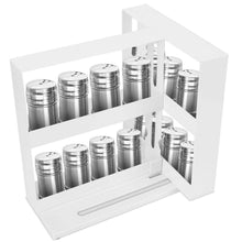 Load image into Gallery viewer, Swivel Cabinet Organizer Revolving Kitchen Rack Spice Organizer
