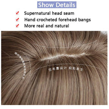 将图片加载到图库查看器,Synthetic Wigs For Women Daily Cosplay Long Water Wave Lolita Wig With Bangs Cold Brown Heat Resistant Hair Bob Wigs For Black Women Cosplay Wigs For Women Gifts for Girlfriends
