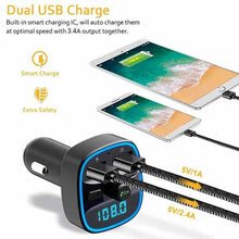 Load image into Gallery viewer, T25 Bluetooth 5.0 Car FM Transmitter