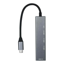 Load image into Gallery viewer, T304 4-in-1 Hub Type C to USB3.0*4 Intelligent USB Hub Multi-Port Adapter